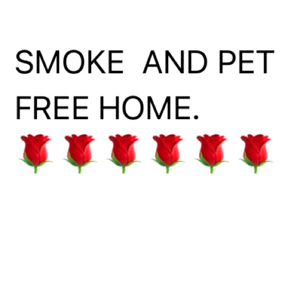 SMOKE AND PET FREE HOME
